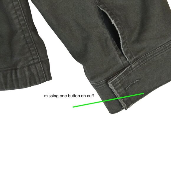 O'Neill Military Utility Jacket Sz L Olive Green Premium Series Workwear - Picture 12 of 14